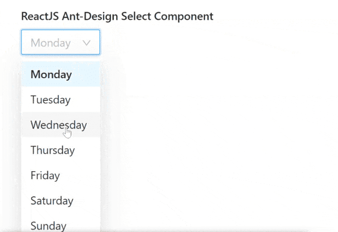 select Component