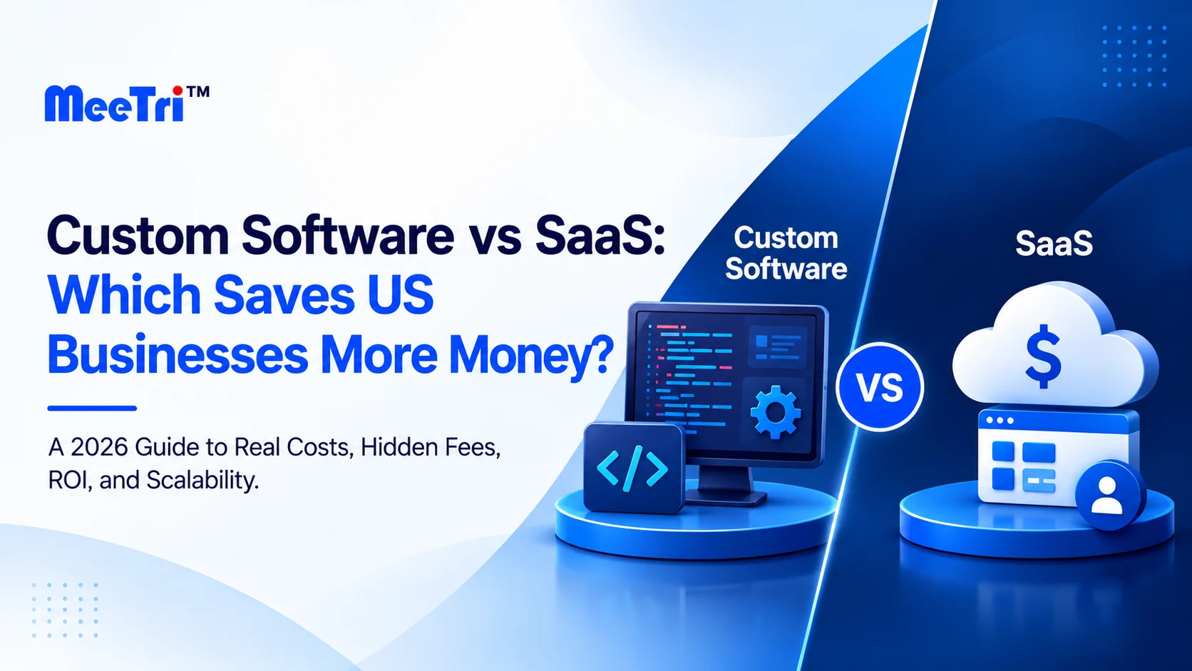 Custom Software vs SaaS: Which Saves US Businesses More Money?